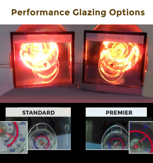 INSTALL ‘HEAT BLOCK’ GLASS
